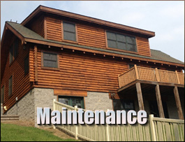  Hume, Virginia Log Home Maintenance
